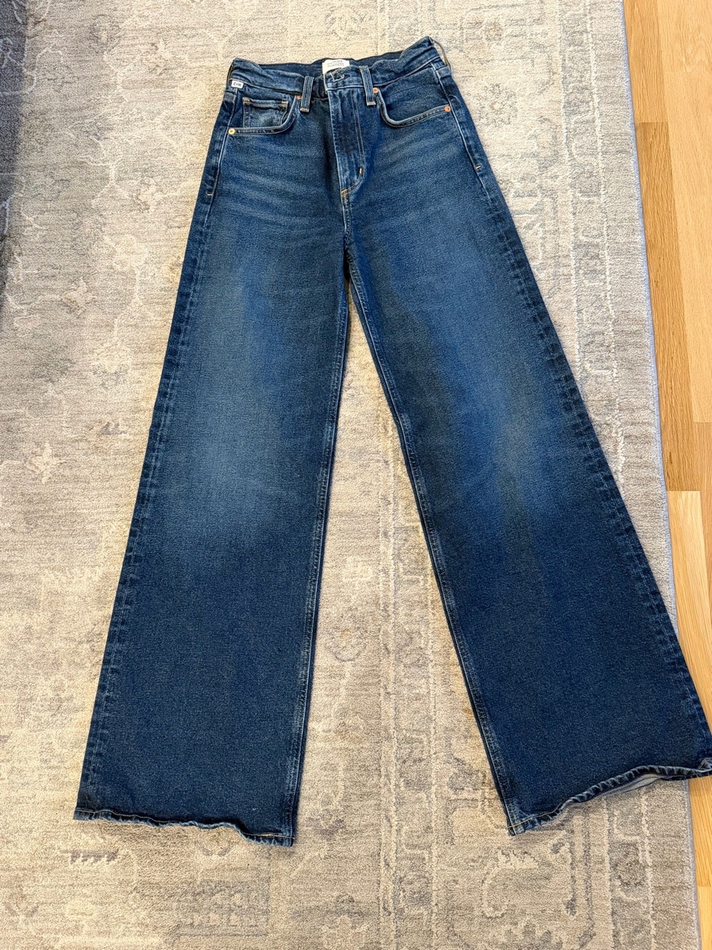Citizen’s Paloma Wide Leg Women’s Jeans in Dark Blue - Classic High-Rise Style